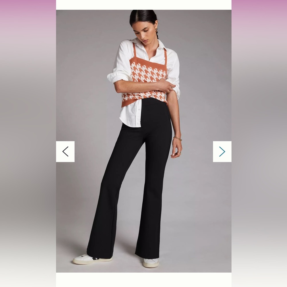 Anthropologie Maeve Ponte Flare trouser